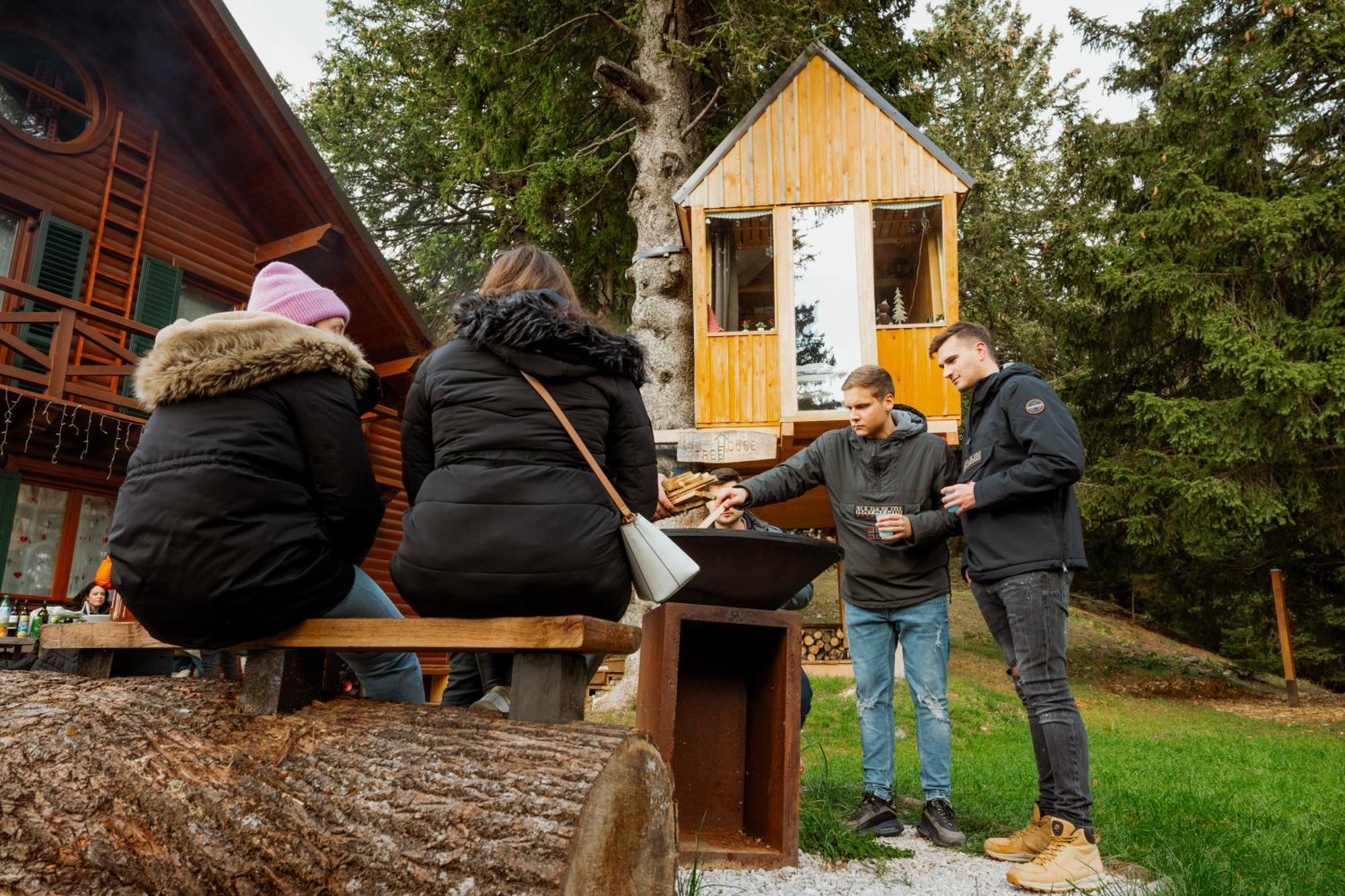 Вилла Tree House Alpinka Krvavec Церклье-на-Гореньскем Экстерьер фото